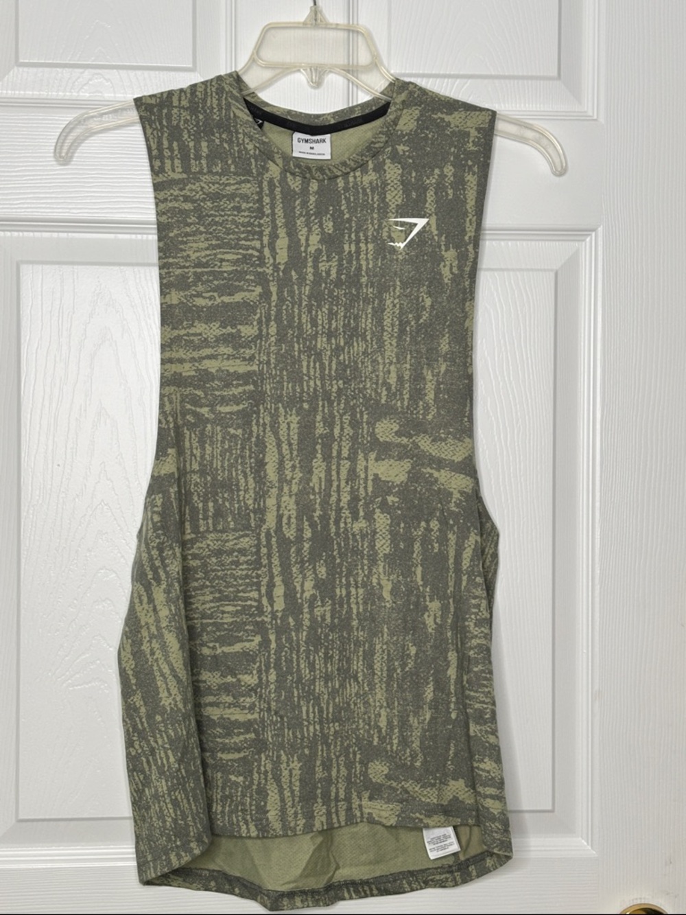 Gymshark React Drop Army Tank Top Size M